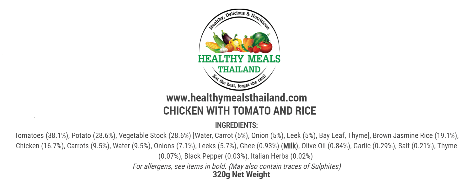 POULET AUX TOMATES ET RIZ