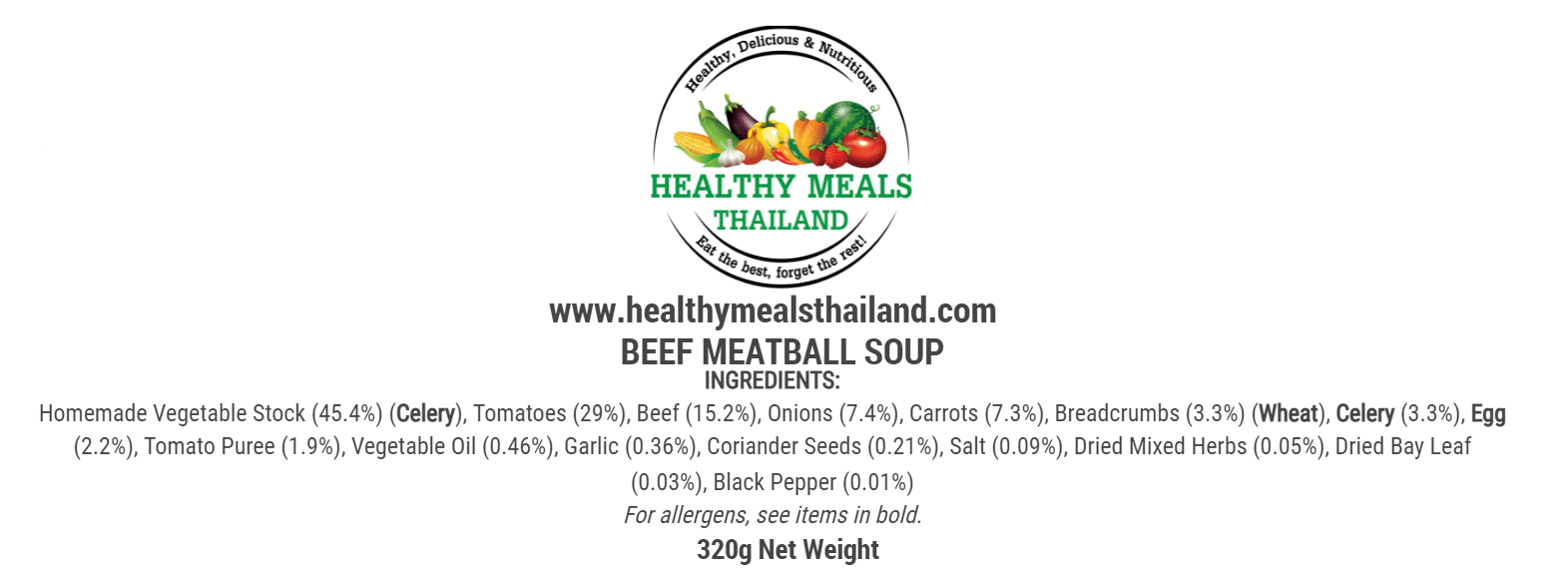 BEEF MEATBALL SOUP