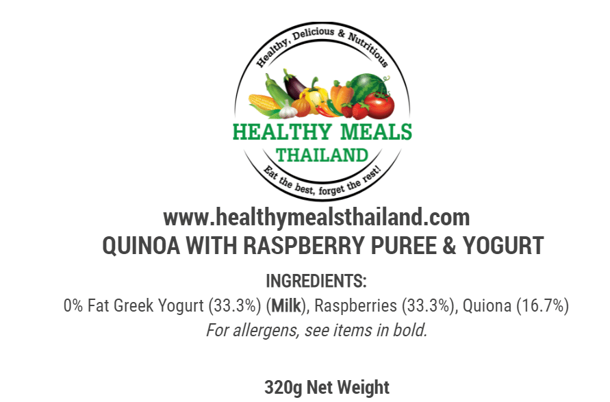 QUINOA WITH RASPBERRY PUREE & YOGURT