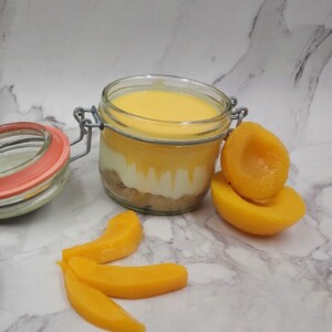amaranth, yogurt and peach puree (1)