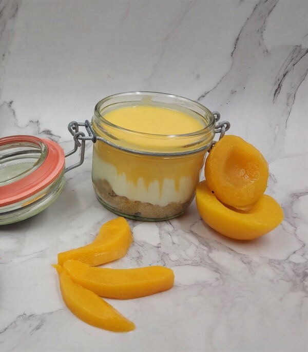 amaranth, yogurt and peach puree (1)