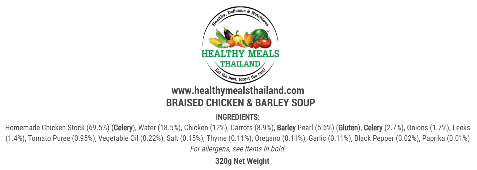 BRAISED CHICKEN & BARLEY SOUP