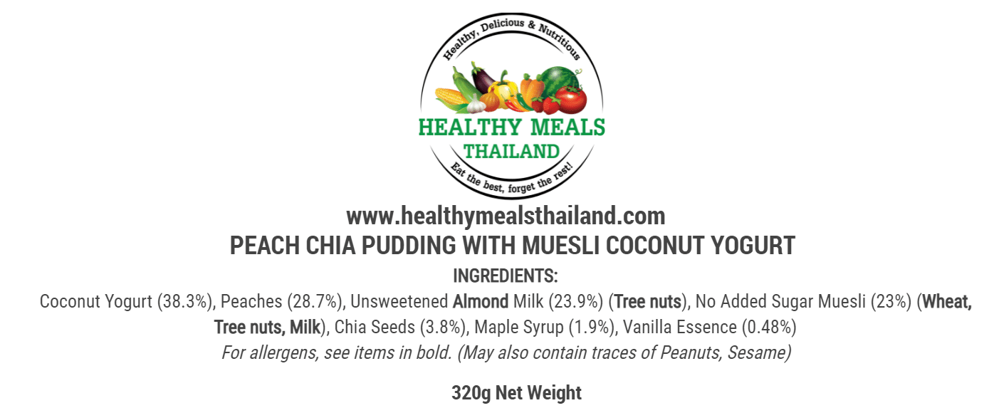 PEACH CHIA PUDDING WITH MUESLI COCONUT YOGURT